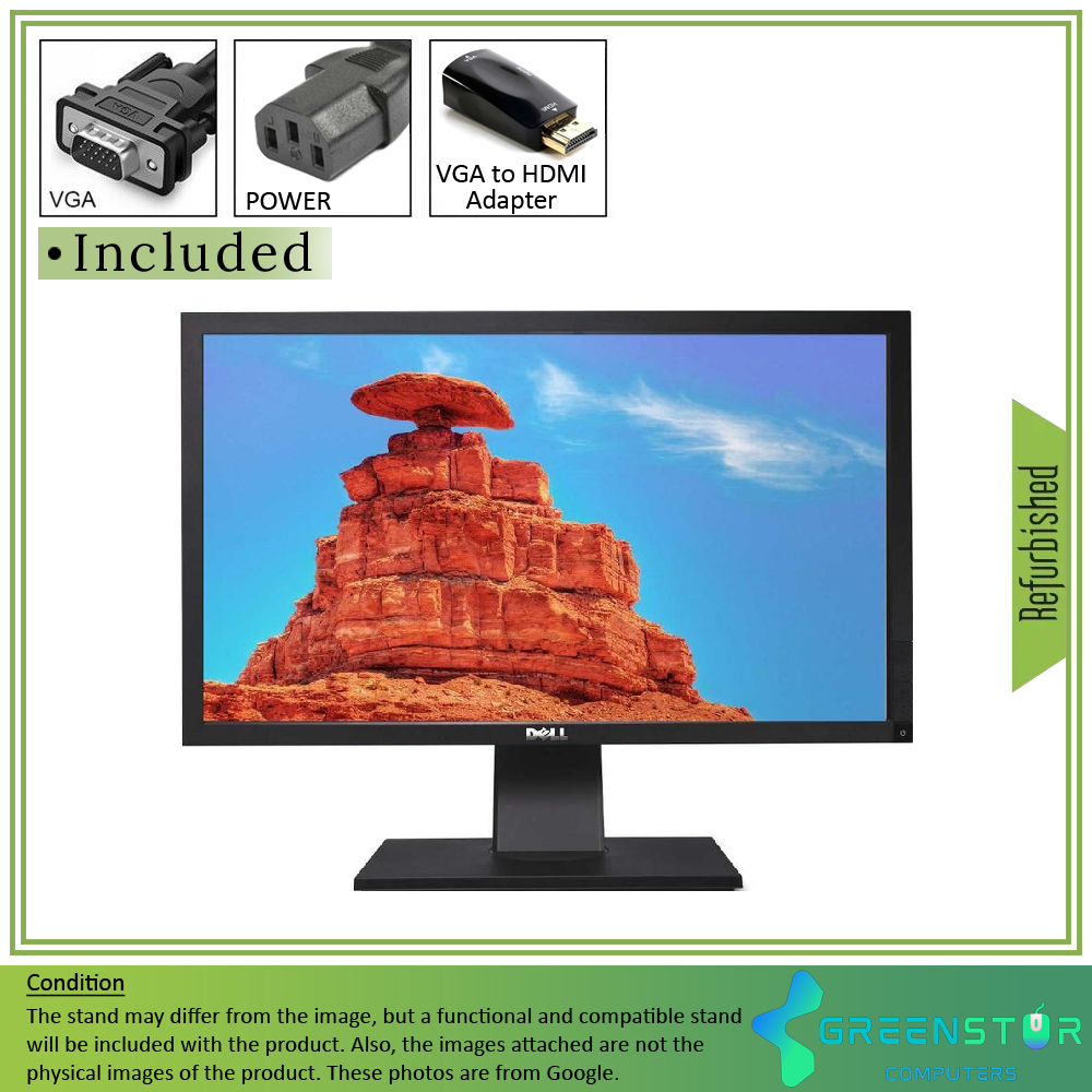  Refurbished(Good) - Dell UltraSharp E2009WT 20" Widescreen 1680x1050 HD Flat Panel LCD TN Monitor